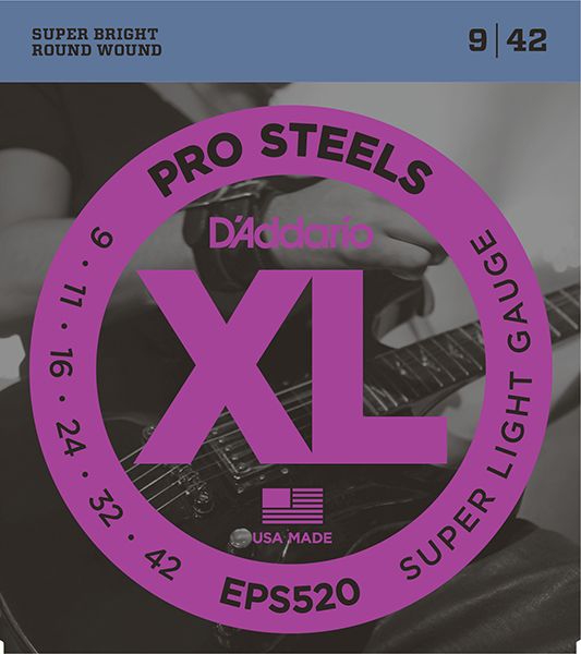Детальная картинка товара D'Addario EPS520 XL PRO STEEL в магазине Музыкальный Мир