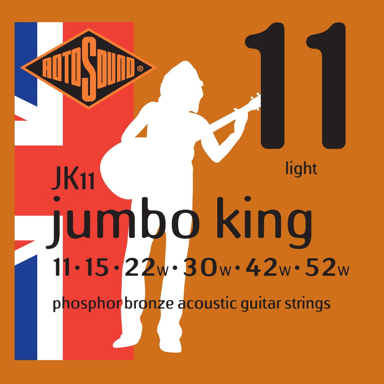 Детальная картинка товара Rotosound JK11 Strings Phosphor Bronze в магазине Музыкальный Мир