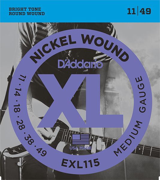 Детальная картинка товара D'Addario EXL115 XL NICKEL WOUND в магазине Музыкальный Мир