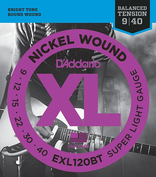 Детальная картинка товара D'Addario EXL120 BT XL NICKEL WOUND в магазине Музыкальная Тема