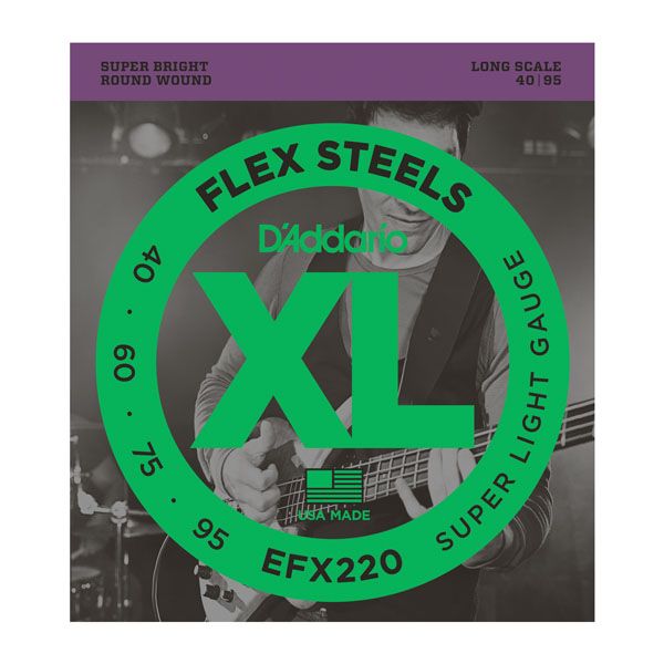 Детальная картинка товара D'Addario EFX220 FlexSteels в магазине Музыкальная Тема