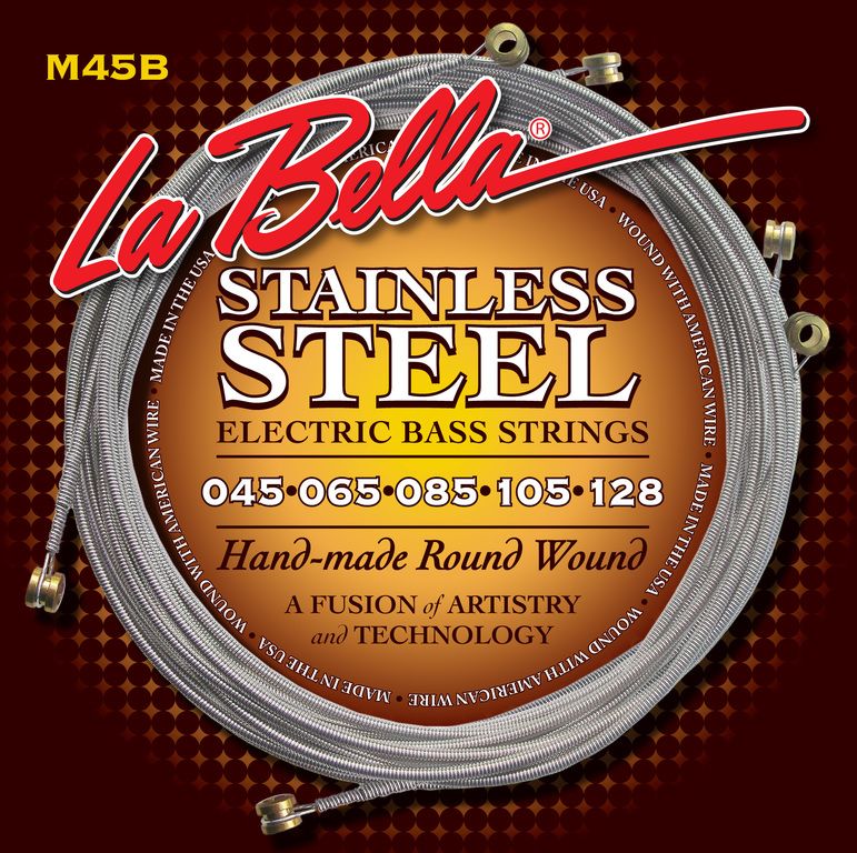 Детальная картинка товара La Bella M45B Hard Rockin' Steel Low "B" в магазине Музыкальная Тема