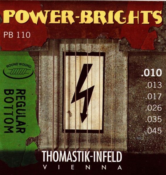 Детальная картинка товара Thomastik PB110 Power-Brights Regular Bottom в магазине Музыкальная Тема