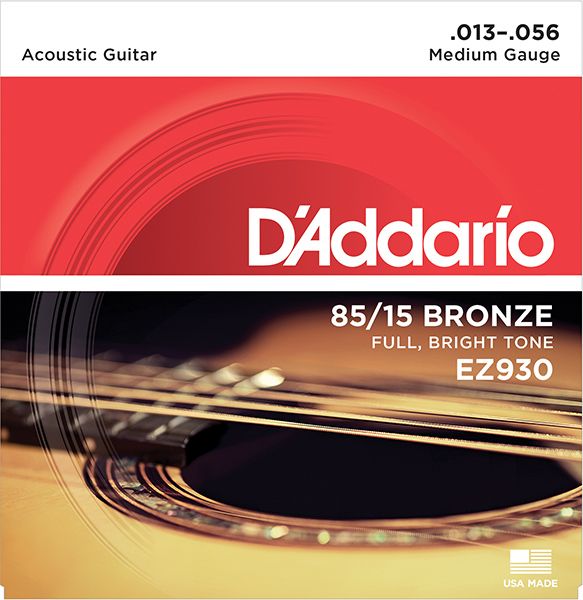 Детальная картинка товара D'Addario EZ930 AMERICAN BRONZE 85/15 в магазине Музыкальная Тема