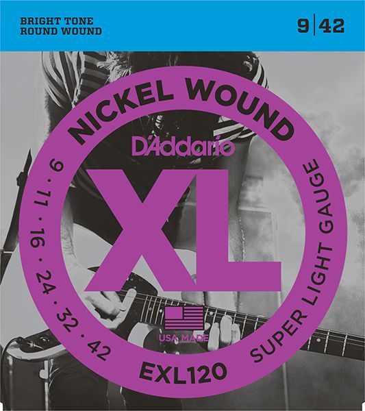 Детальная картинка товара D'Addario EXL120 XL NICKEL WOUND в магазине Музыкальная Тема