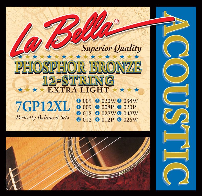 Детальная картинка товара La Bella 7GP12XL Extra Light в магазине Музыкальная Тема